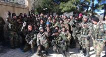  آرام برس : أهالي الرقة يحتشدون مع الجيش السوري بالآلاف للزحف إلى مدينتهم