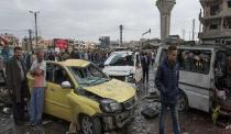  آرام برس : 42 شهيدا في استهداف مقرين امنيين في حمص بتفجيرين انتحاريين... والنصرة الارهابية تتبنى الهجوم